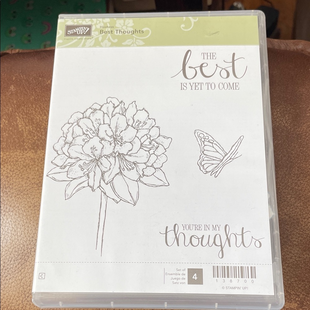 Stampin' Up! Best Thoughts Floral and Butterfly Stamp Set